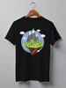 Заказать мужскую футболку в Москве. Футболка классическая Mountains от oneredfoxstore@gmail.com - готовые дизайны и нанесение принтов.