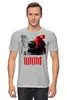 Заказать мужскую футболку в Москве. Футболка классическая DOOM Action от kardakov94@mail.ru - готовые дизайны и нанесение принтов.