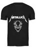 Заказать мужскую футболку в Москве. Футболка классическая Metallica от BURNSHIRTS - готовые дизайны и нанесение принтов.