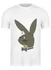 Заказать мужскую футболку в Москве. Футболка классическая Playboy Totoro от skynatural - готовые дизайны и нанесение принтов.
