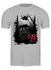 Заказать мужскую футболку в Москве. Футболка классическая Ride MTB от oneredfoxstore@gmail.com - готовые дизайны и нанесение принтов.