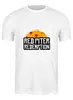 Заказать мужскую футболку в Москве. Футболка классическая Red Piter Redemption от kamal-creations - готовые дизайны и нанесение принтов.