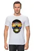 Заказать мужскую футболку в Москве. Футболка классическая Черепушка от THE_NISE  - готовые дизайны и нанесение принтов.