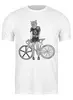 Заказать мужскую футболку в Москве. Футболка классическая Bike Punk  от oneredfoxstore@gmail.com - готовые дизайны и нанесение принтов.
