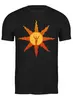 Заказать мужскую футболку в Москве. Футболка классическая dark souls sun от cherdantcev - готовые дизайны и нанесение принтов.