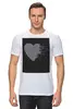 Заказать мужскую футболку в Москве. Футболка классическая Сердце из цифр от Елена  - готовые дизайны и нанесение принтов.