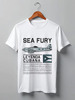 Заказать мужскую футболку в Москве. Футболка классическая Sea Fury от Рустам Юсупов - готовые дизайны и нанесение принтов.