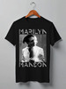 Заказать мужскую футболку в Москве. Футболка классическая Marilyn Manson от inPrintio - готовые дизайны и нанесение принтов.