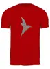 Заказать мужскую футболку в Москве. Футболка классическая Vector Bird от sosushkov@gmail.com - готовые дизайны и нанесение принтов.
