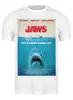 Заказать мужскую футболку в Москве. Футболка классическая Челюсти / Jaws от kino.printio.ru - готовые дизайны и нанесение принтов.