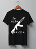 Заказать мужскую футболку в Москве. Футболка классическая Je Suis Charlie, Я Шарли от cherdantcev - готовые дизайны и нанесение принтов.