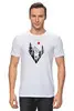 Заказать мужскую футболку в Москве. Футболка классическая Minimal Moon от oneredfoxstore@gmail.com - готовые дизайны и нанесение принтов.