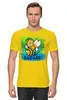 Заказать мужскую футболку в Москве. Футболка классическая Злая утка от T-shirt print  - готовые дизайны и нанесение принтов.