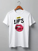 Заказать мужскую футболку в Москве. Футболка классическая HOT LIPS от Антон Кудрявцев - готовые дизайны и нанесение принтов.