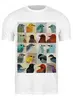 Заказать мужскую футболку в Москве. Футболка классическая Птицы  от Eliza - готовые дизайны и нанесение принтов.