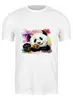 Заказать мужскую футболку в Москве. Футболка классическая Панда с леденцом от artberry - готовые дизайны и нанесение принтов.