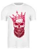 Заказать мужскую футболку в Москве. Футболка классическая Борода от T-shirt print  - готовые дизайны и нанесение принтов.