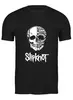 Заказать мужскую футболку в Москве. Футболка классическая Slipknot  от geekbox - готовые дизайны и нанесение принтов.