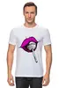 Заказать мужскую футболку в Москве. Футболка классическая pink lips от anelecom - готовые дизайны и нанесение принтов.