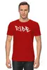 Заказать мужскую футболку в Москве. Футболка классическая Ride Or Die от oneredfoxstore@gmail.com - готовые дизайны и нанесение принтов.