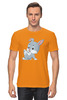 Заказать мужскую футболку в Москве. Футболка классическая Малыш кролик от skynatural - готовые дизайны и нанесение принтов.