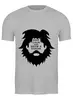Заказать мужскую футболку в Москве. Футболка классическая Борода от Hop Shop - готовые дизайны и нанесение принтов.