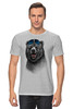 Заказать мужскую футболку в Москве. Футболка классическая Медведь  от Print design  - готовые дизайны и нанесение принтов.