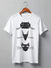 Заказать мужскую футболку в Москве. Футболка классическая Cats Here от oneredfoxstore@gmail.com - готовые дизайны и нанесение принтов.
