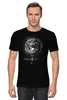 Заказать мужскую футболку в Москве. Футболка классическая Человек на луне от printik - готовые дизайны и нанесение принтов.