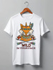 Заказать мужскую футболку в Москве. Футболка классическая Fox Here от oneredfoxstore@gmail.com - готовые дизайны и нанесение принтов.