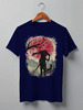 Заказать мужскую футболку в Москве. Футболка классическая Samurai Cat от oneredfoxstore@gmail.com - готовые дизайны и нанесение принтов.
