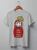 Заказать мужскую футболку в Москве. Футболка классическая Keep Calm Matryoshka  от Leichenwagen - готовые дизайны и нанесение принтов.