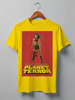 Заказать мужскую футболку в Москве. Футболка классическая Planet Terror yellow от KinoArt - готовые дизайны и нанесение принтов.