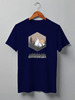 Заказать мужскую футболку в Москве. Футболка классическая Mountains от oneredfoxstore@gmail.com - готовые дизайны и нанесение принтов.