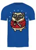 Заказать мужскую футболку в Москве. Футболка классическая Singing Dog от balden - готовые дизайны и нанесение принтов.