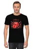 Заказать мужскую футболку в Москве. Футболка классическая Rolling Stones от gent777 - готовые дизайны и нанесение принтов.