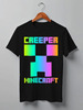 Заказать мужскую футболку в Москве. Футболка классическая MINECRAFT CREEPER от weeert - готовые дизайны и нанесение принтов.