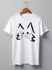 Заказать мужскую футболку в Москве. Футболка классическая Cat Lines от oneredfoxstore@gmail.com - готовые дизайны и нанесение принтов.