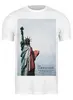 Заказать мужскую футболку в Москве. Футболка классическая Статуя Свободы от kino.printio.ru - готовые дизайны и нанесение принтов.