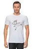 Заказать мужскую футболку в Москве. Футболка классическая Снеговик от THE_NISE  - готовые дизайны и нанесение принтов.