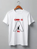Заказать мужскую футболку в Москве. Футболка классическая God is a DJ от ganzgunner@mail.ru - готовые дизайны и нанесение принтов.