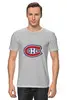 Заказать мужскую футболку в Москве. Футболка классическая Montreal Canadiens от BURNSHIRTS - готовые дизайны и нанесение принтов.