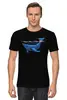 Заказать мужскую футболку в Москве. Футболка классическая Ночной кит от Ato Rida - готовые дизайны и нанесение принтов.