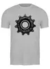 Заказать мужскую футболку в Москве. Футболка классическая Mountain Bike Art Logo от oneredfoxstore@gmail.com - готовые дизайны и нанесение принтов.