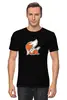 Заказать мужскую футболку в Москве. Футболка классическая Fox (Лиса) от ISliM - готовые дизайны и нанесение принтов.