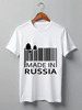 Заказать мужскую футболку в Москве. Футболка классическая Made in Russia от Easy-store - готовые дизайны и нанесение принтов.