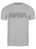Заказать мужскую футболку в Москве. Футболка классическая National Aeronautics and Space Administration от balden - готовые дизайны и нанесение принтов.