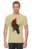 Заказать мужскую футболку в Москве. Футболка классическая Попугайчик от Pinky-Winky - готовые дизайны и нанесение принтов.