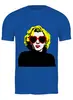 Заказать мужскую футболку в Москве. Футболка классическая Мерлин Монро от Zamula - готовые дизайны и нанесение принтов.