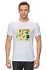 Заказать мужскую футболку в Москве. Футболка классическая Цветы тропиков от mrs-snit@yandex.ru - готовые дизайны и нанесение принтов.